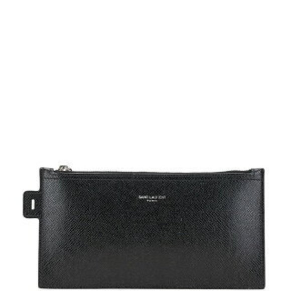 Saint Laurent pouch black leather - Picture 1 of 8